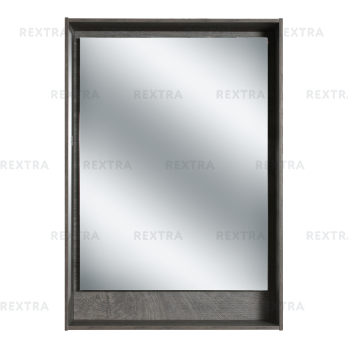 Зеркало с подсветкой «Мокка» 60 см, цвет дуб серый