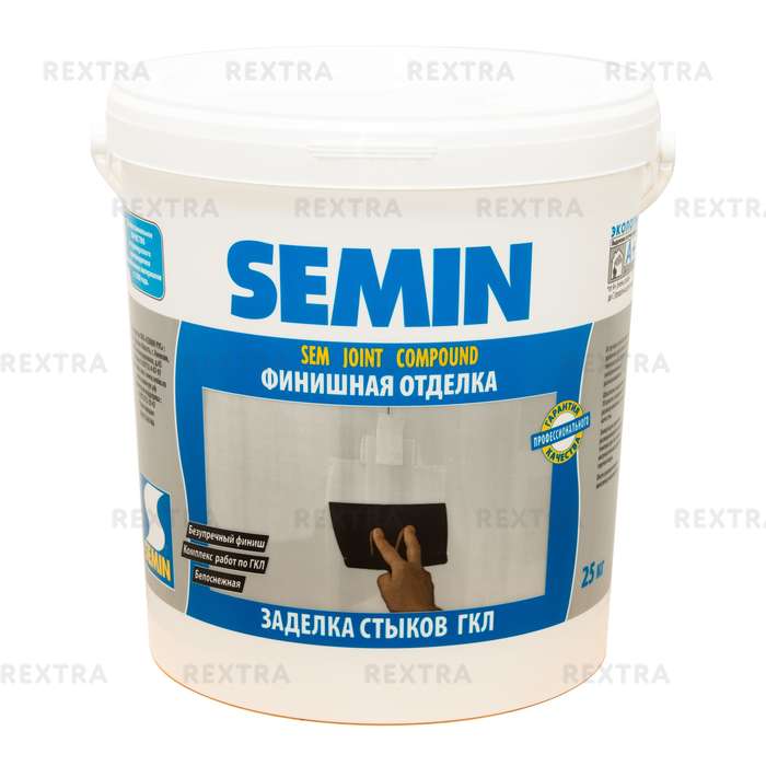 Шпаклёвка полимерная финишная Semin Sem Joint 25 кг