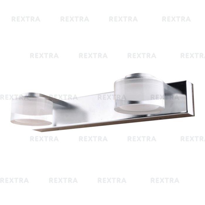 Светильник настенный светодиодный Escada 2х3 Вт IP44 стекло, цвет хром