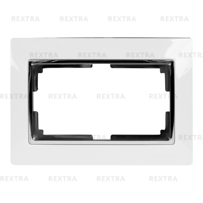 Рамка Werkel Snabb, 2 поста, цвет белый