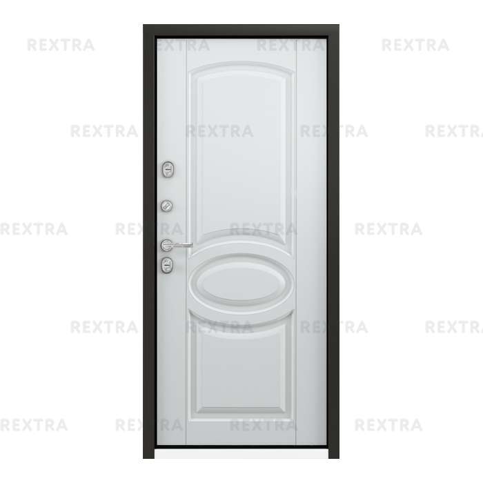 Дверь металлическая Термо С-2, 880 мм, левая, цвет белый