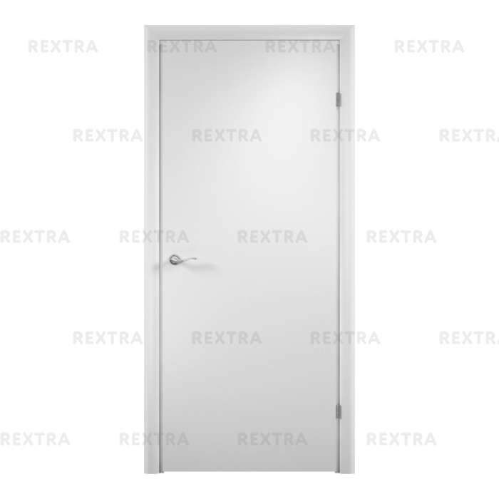 Блок дверной глухой Verda 67x204 см, ламинация, цвет белый, с фурнитурой