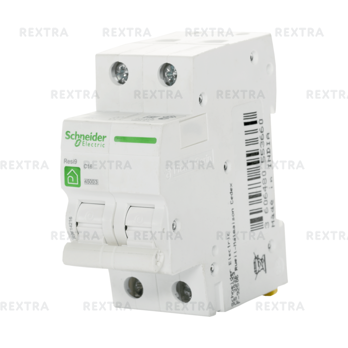 Выключатель автоматический Schneider Electric Resi9 2 полюса 16 A