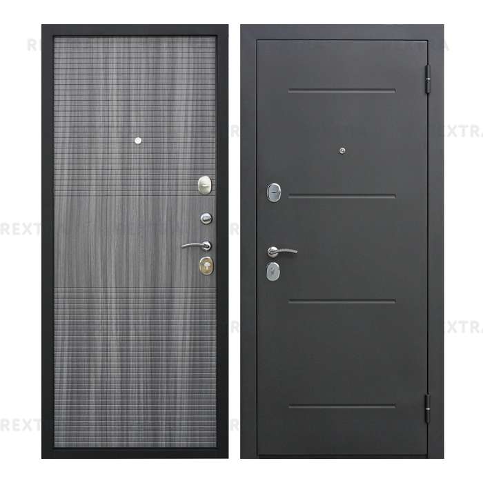 Дверь входная металлическая Гарда муар, 860 мм, правая, цвет венге тобакко