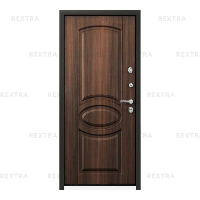 Дверь металлическая Термо С-2, 950 мм, правая, цвет лесной орех