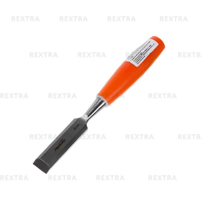 Стамеска плоская Sparta 20 мм с пластиковой ручкой