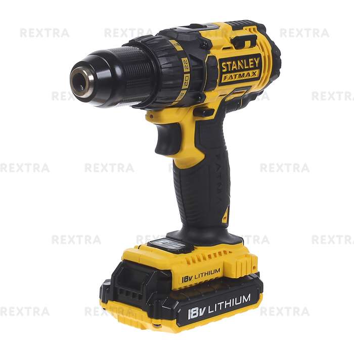 Шуруповерт аккумуляторный Stanley Fatmax FMC600D2 18 В Li-ion, 2х2 Ач