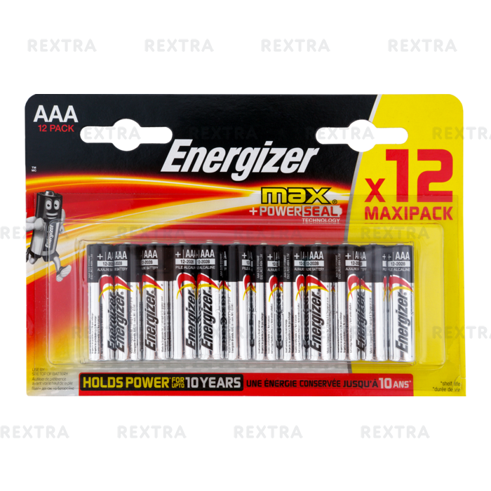 Батарейка алкалиновая Energizer Max AAA/LR06 12 шт.