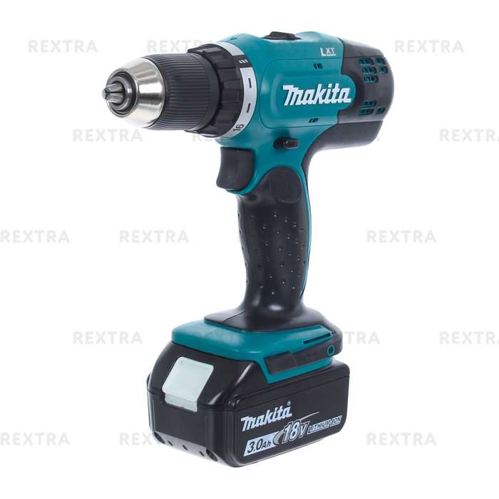 Аккумуляторная дрель-шуруповерт Makita DDF453RFE 18 В Li-Ion, 2х3 Ач