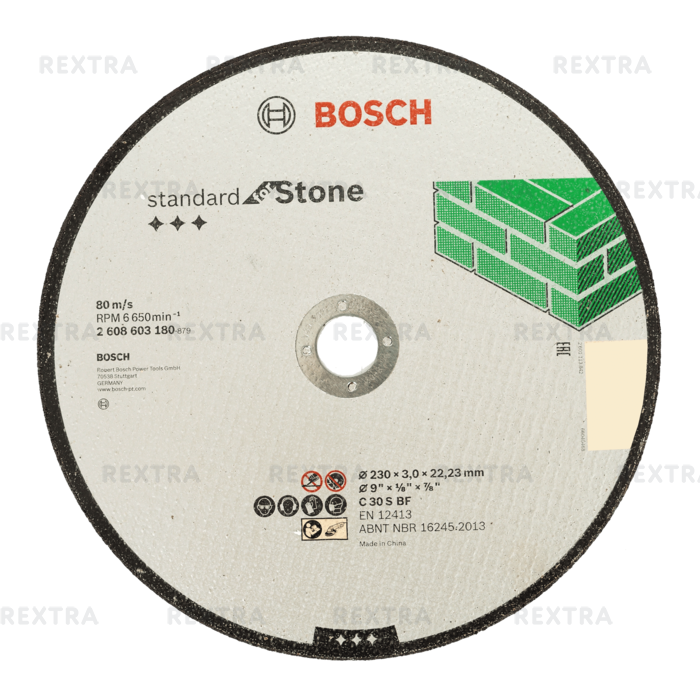 Диск отрезной по камню Bosch, 230x3 мм