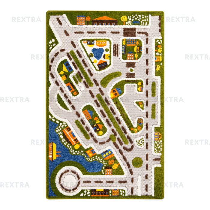 Ковёр «Городок», 1x1,5 м, полипропилен