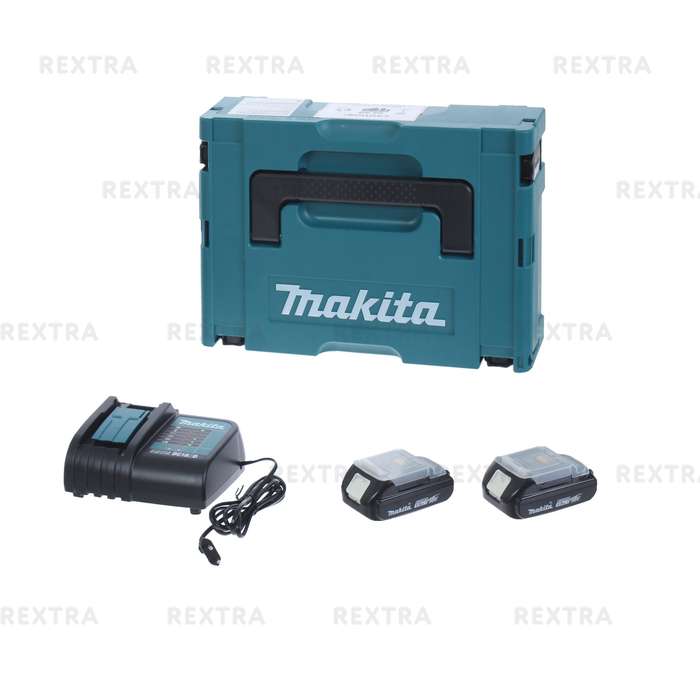 Зарядное устройство Makita, Li-ion, 4.0 Ач, комплект АКБ 2 шт