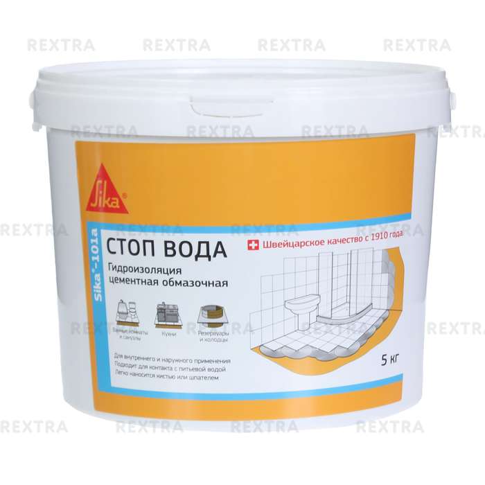 Гидроизоляция Sika 101A «Стоп-Вода», 5кг