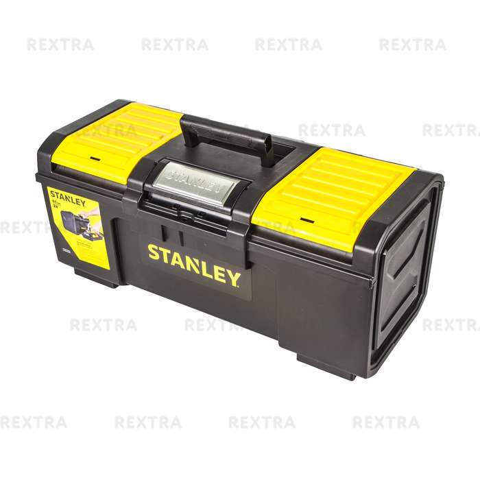 Ящик для инструмента Stanley 280х257х593 мм, пластик, цвет чёрный/жёлтый