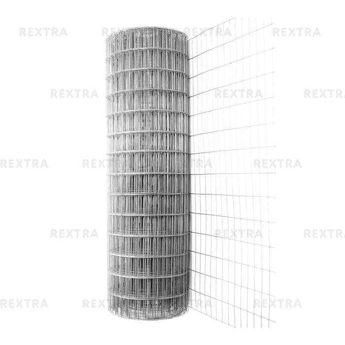 Сетка оцинкованная, размер ячейки 75х100 мм, размер сетки 1.5х15 м