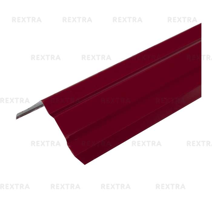 Лист ветровой с полиэстеровым покрытием 2 м цвет красный