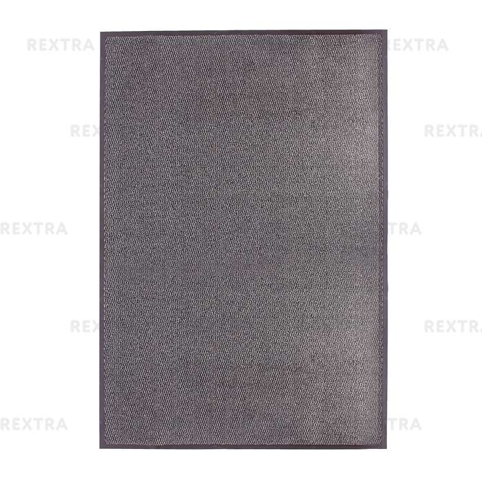 Коврик «Step» полипропилен 120x180 см цвет серый