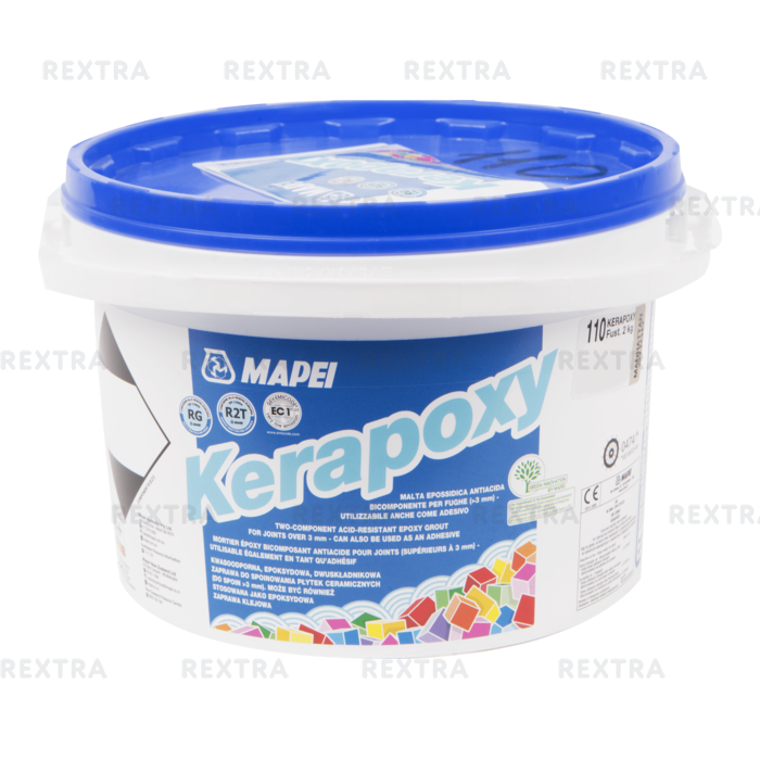 Затирка эпоксидная Mapei Kerapoxy 110 цвет светло-серый «Манхеттен» 2 кг