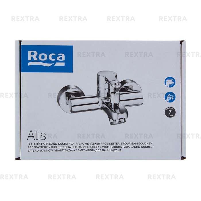 Смеситель для ванны Roca Atis однорычажный