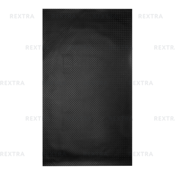 Ковровое покрытие «Ёлочка», 1.2х10 м, резина, цвет чёрный