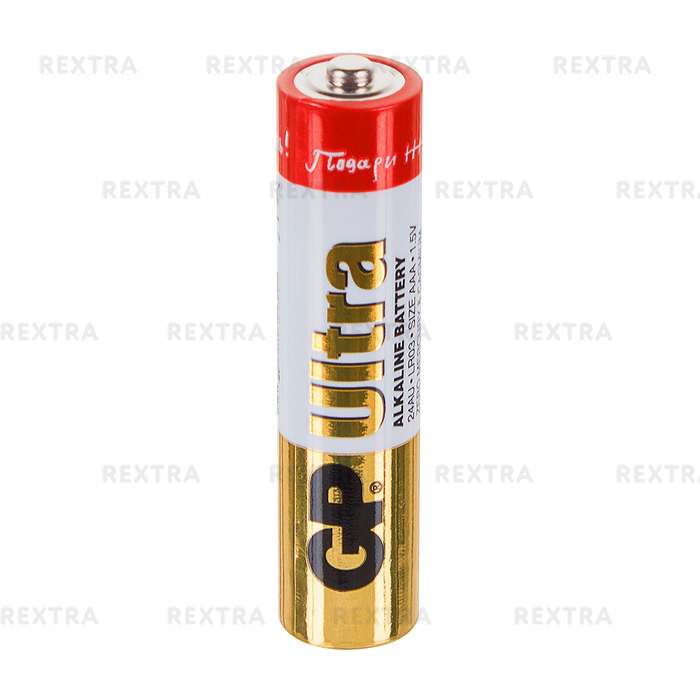 Батарейка алкалиновая GP Ultra AАA 24 А и магнит, 4 шт.