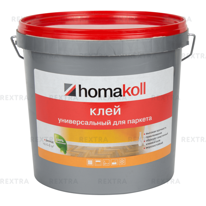 Клей водно-дисперсионный Homakoll для паркета 4 кг