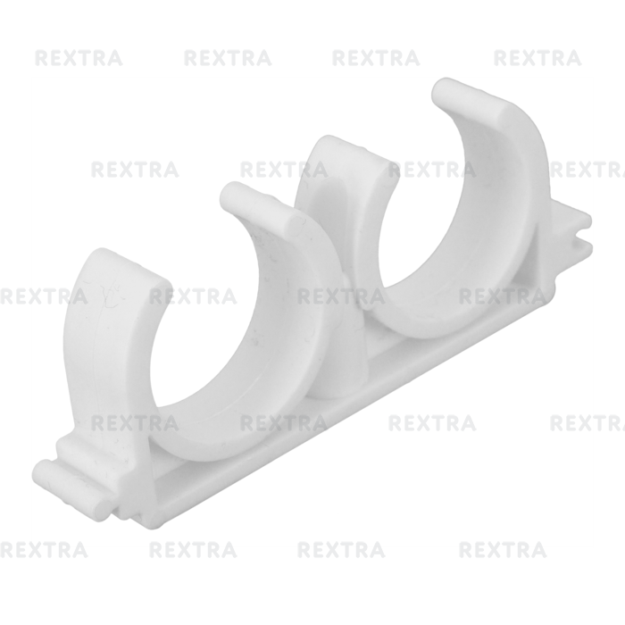 Крепёж ПП трубы двойной 32 мм