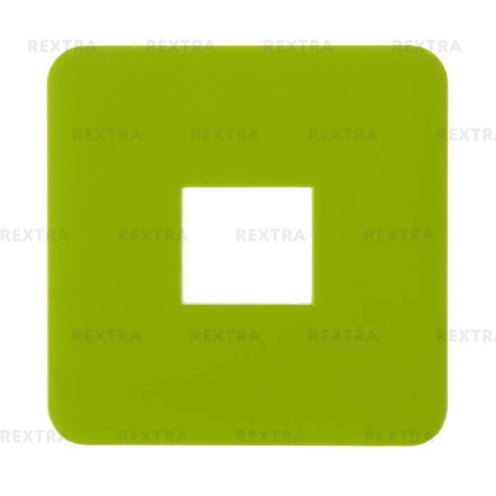 Накладка Lexman Cosy для телефонной розетки RJ11-12-45, цвет зелёный