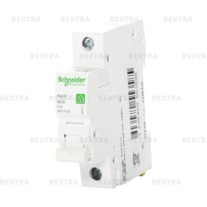 Выключатель автоматический Schneider Electric Resi9 1 полюс 20 A