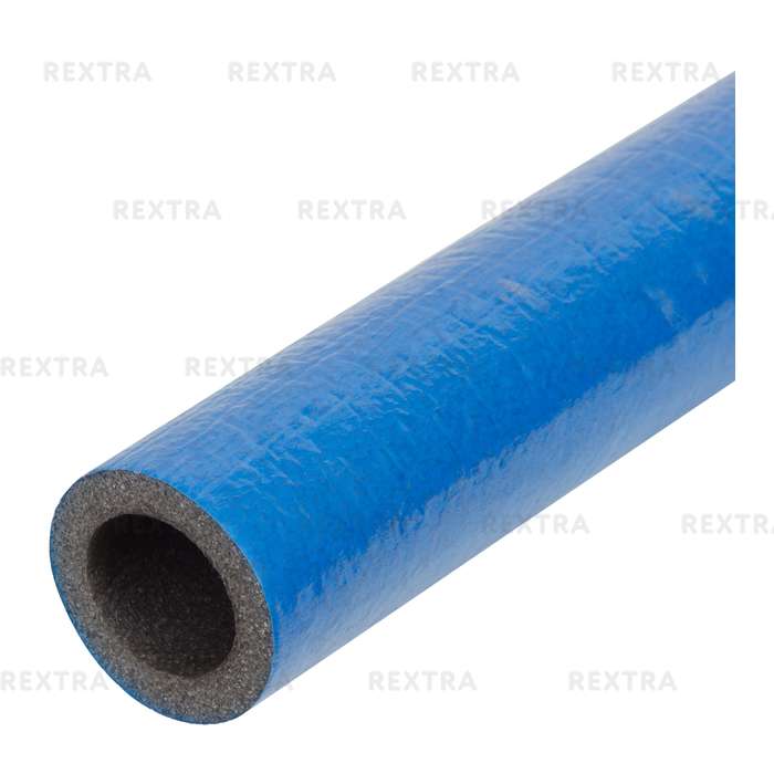 Изоляция для труб СуперПротект, Ø18/6 мм, 1 м, полиэтилен, цвет синий