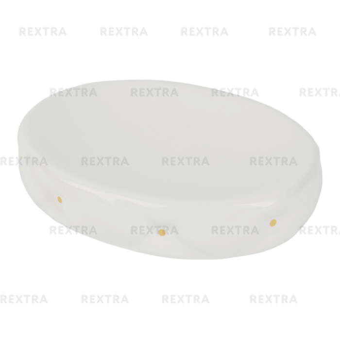 Мыльница настольная «Sovy» керамика цвет белый