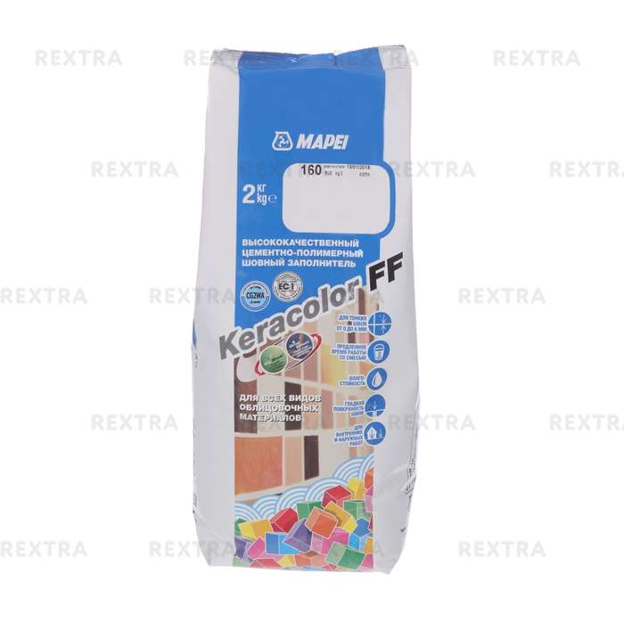 Затирка Mapei Keracolor FF цвет магнолия 2 кг