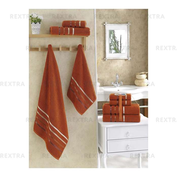 Набор полотенец для ванной комнаты KARNA Bale 4шт 953/CHAR024