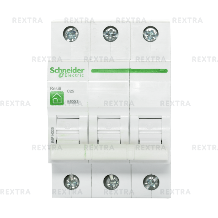 Выключатель автоматический Schneider Electric Resi9 3 полюса 25 A