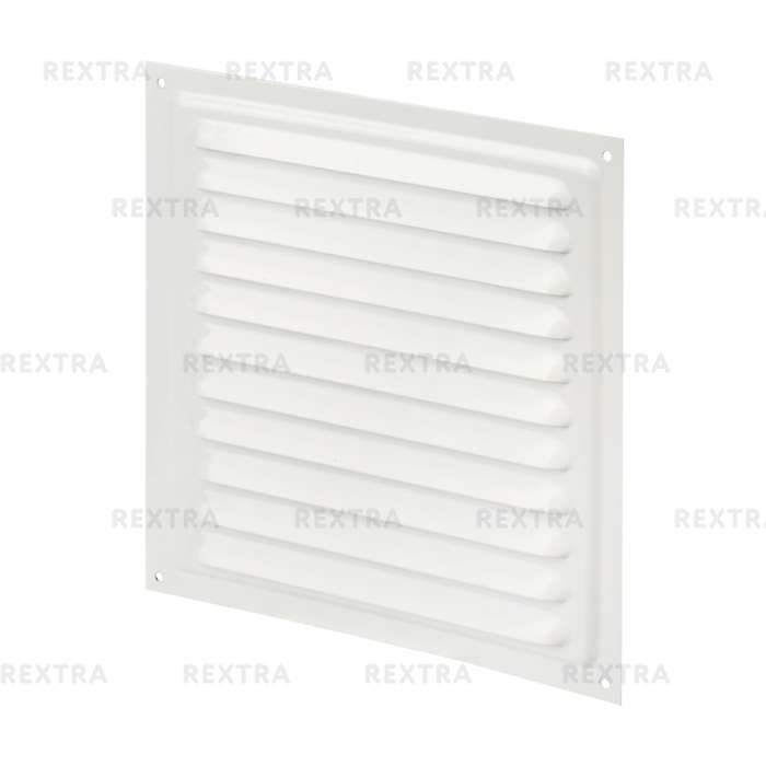Решетка вентиляционная с сеткой Вентс МВМ 200 с, 200х200 мм, цвет белый