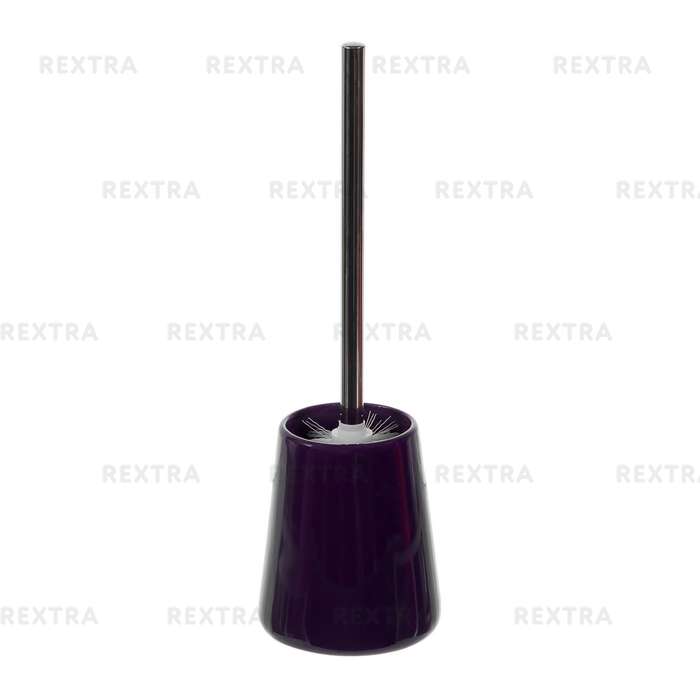 Ёршик для унитаза напольный «Veta» керамика цвет фиолетовый