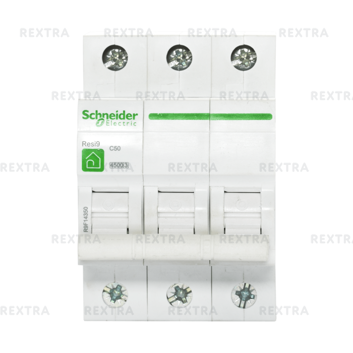 Выключатель автоматический Schneider Electric Resi9 3 полюса 50 A