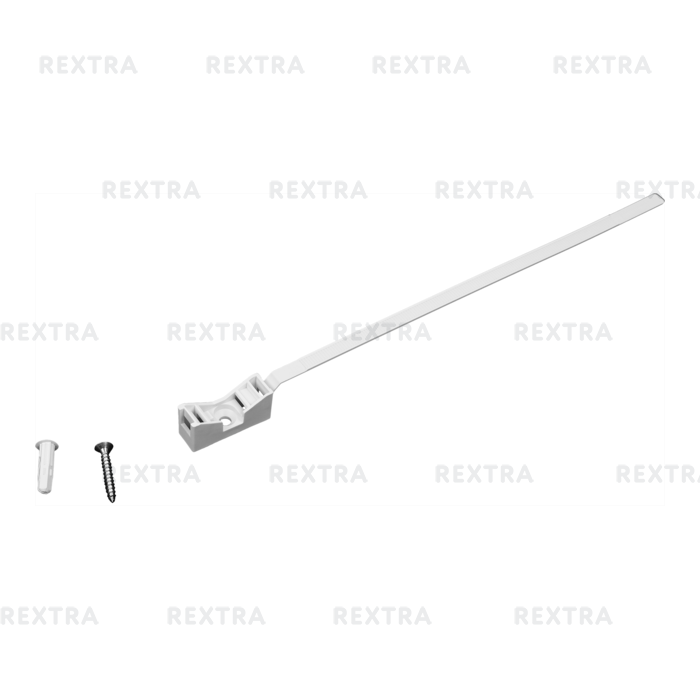 Ремни для труб и кабелей 32-63 мм цвет белый, 10 шт.
