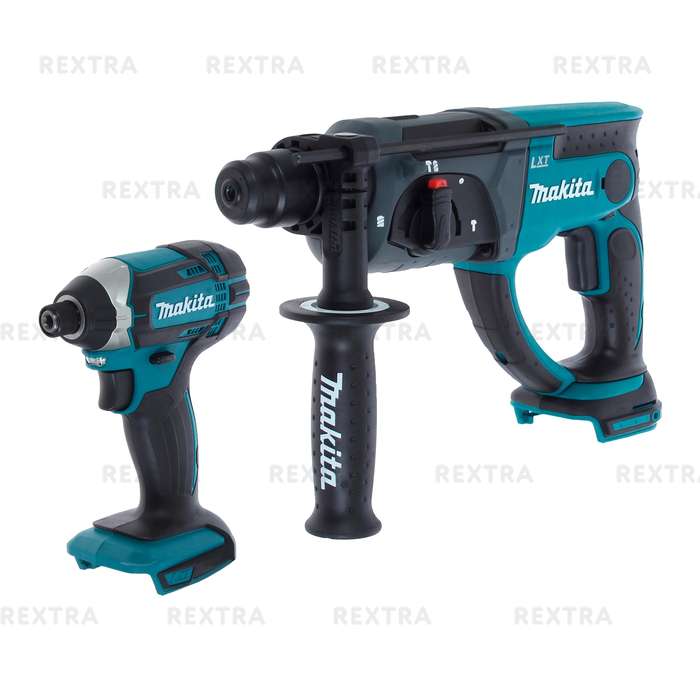 Набор электро инструментов Makita DLX2166ZJ, перфоратор и ударный шуруповёрт, 18В Li-ion, без АКБ