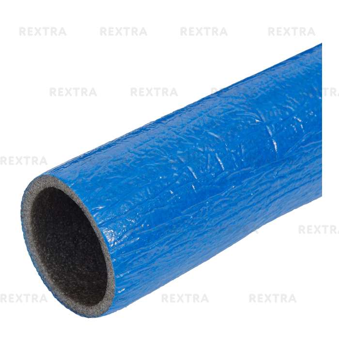Изоляция для труб СуперПротект, Ø35/4 мм, 11 м, полиэтилен, цвет синий