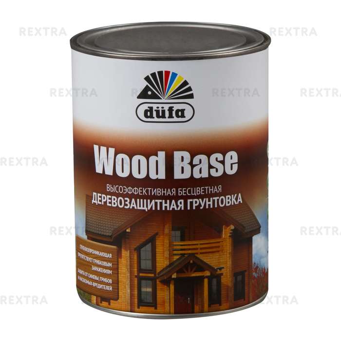 Грунт с биоцидом Wood Base бесцветный 1 л