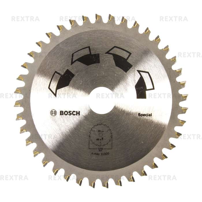 Диск пильный по дереву 130x20/16 мм Bosch Special 2609256884, 40 Т