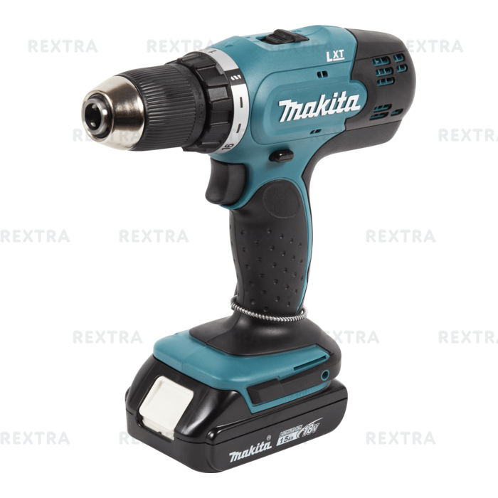 Аккумуляторная дрель-шуруповерт Makita DDF453SYX5 18В Li-Ion, 1.5Ач