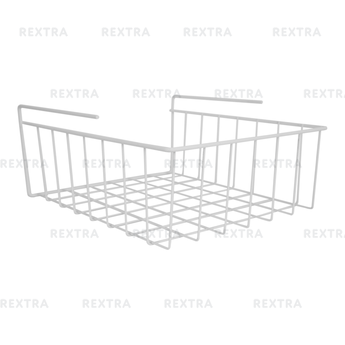 Корзина подвесная, 240х280х120 мм, цвет белый