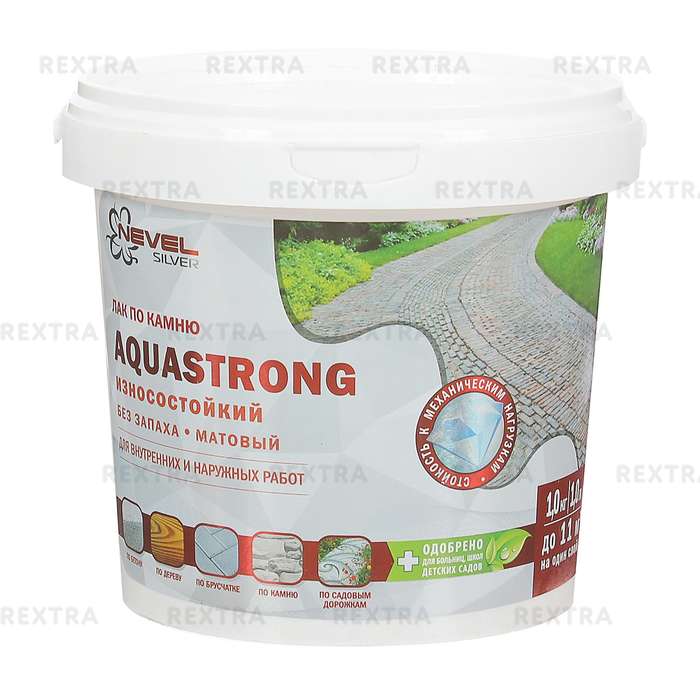 Лак по камню Aquastrong матовый 1.0 кг