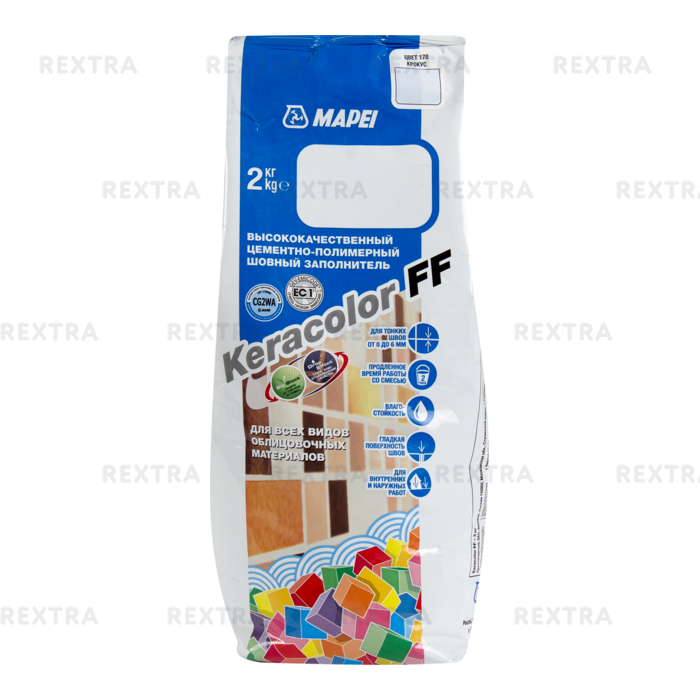 Затирка Mapei Keracolor FF цвет крокус 2 кг