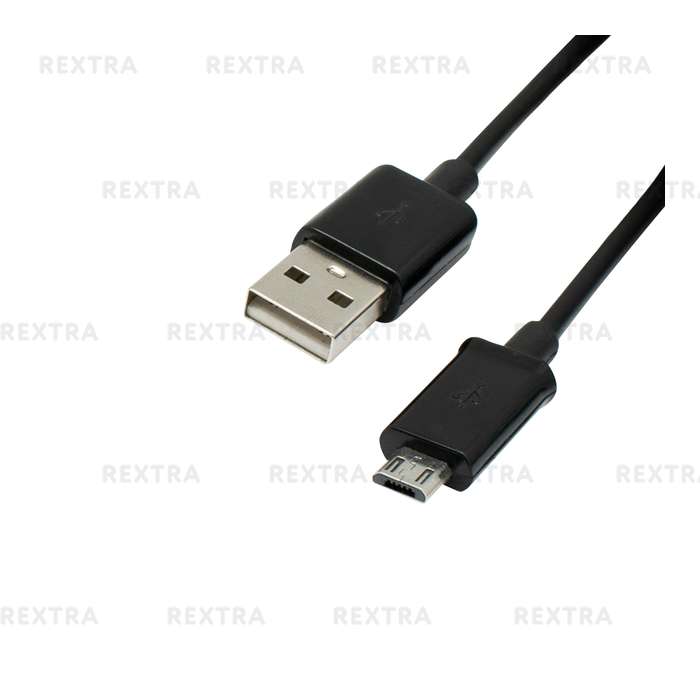 Кабель USB-microUSB Oxion OX-DCC111 1 м, ПВХ/медь, цвет чёрный