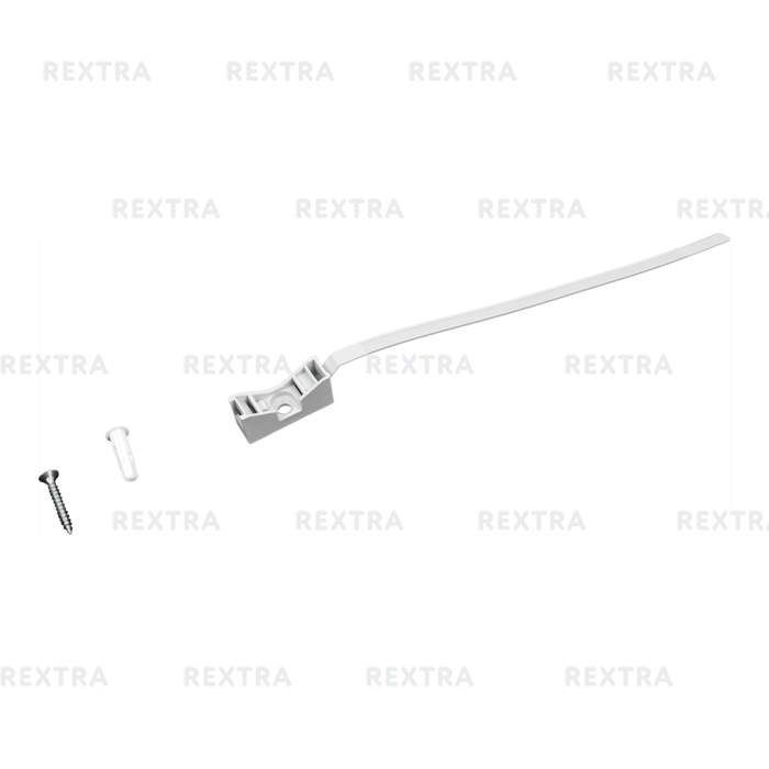 Ремни для труб и кабелей 32-63 мм цвет серый, 10 шт.