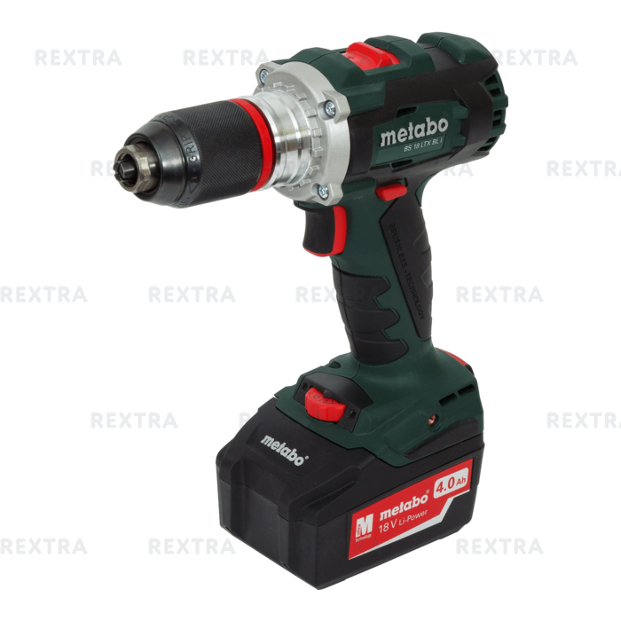 Дрель-шуруповёрт бесщёточная Metabo BS 18 LTX BL I, 18 В Li-ion