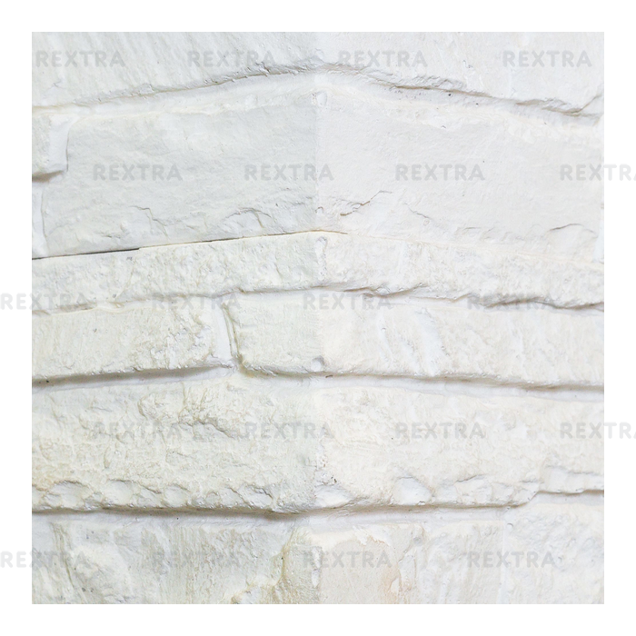 Плитка декоративная Хайлэнд угловая, цвет белый, 1.04 м²